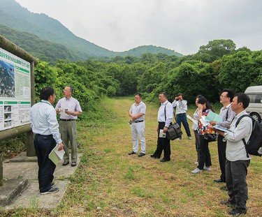 JICA技術協力事業研修の様子